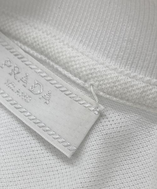 PRADA（プラダ）PRADA (プラダ) ポロシャツ ホワイト サイズ:Mの古着・服飾アイテム