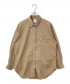 Spick and Spanスピック＆スパン）の古着「50コットンオーバーシャツ」｜ベージュ