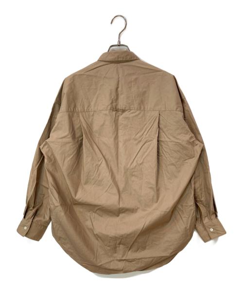 Spick and Span（スピック＆スパン）Spick and Span (スピックアンドスパン) 50コットンオーバーシャツ ベージュ サイズ:-の古着・服飾アイテム
