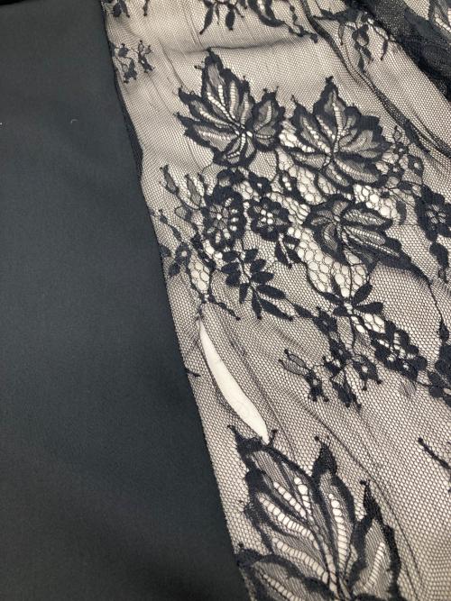 FRAY ID（フレイ アイディー）FRAY ID (フレイ アイディー) ストラップレイヤードレス ブラックの古着・服飾アイテム