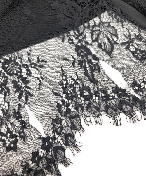 FRAY ID（フレイ アイディー）FRAY ID (フレイ アイディー) ストラップレイヤードレス ブラックの古着・服飾アイテム