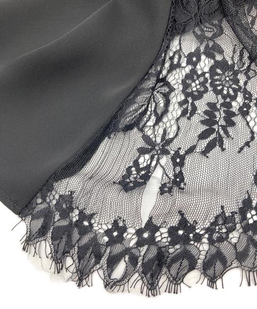 FRAY ID（フレイ アイディー）FRAY ID (フレイ アイディー) ストラップレイヤードレス ブラックの古着・服飾アイテム