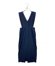 forme（フォルメ）の古着「ShoulderpadsDress」｜インディゴ