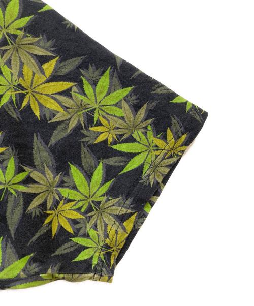 THE NORTH FACE（ザ ノース フェイス）THE NORTH FACE (ザ ノース フェイス) SUPREME (シュプリーム) 23FW Leaf S/S T-shirt グリーン×ブラック サイズ:XLの古着・服飾アイテム