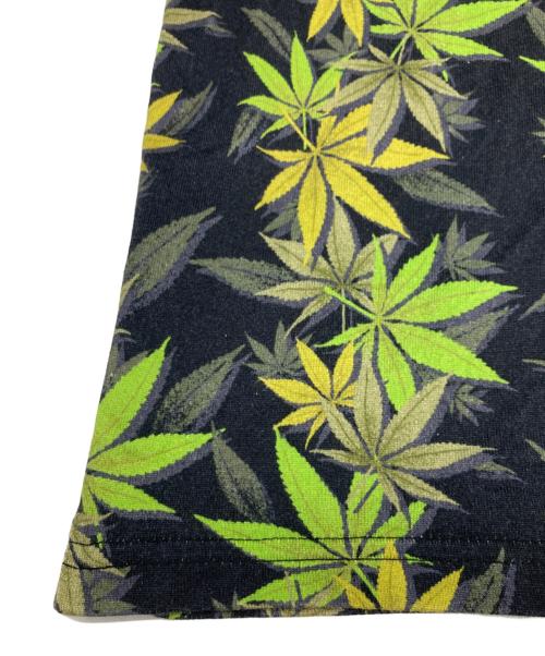 THE NORTH FACE（ザ ノース フェイス）THE NORTH FACE (ザ ノース フェイス) SUPREME (シュプリーム) 23FW Leaf S/S T-shirt グリーン×ブラック サイズ:XLの古着・服飾アイテム