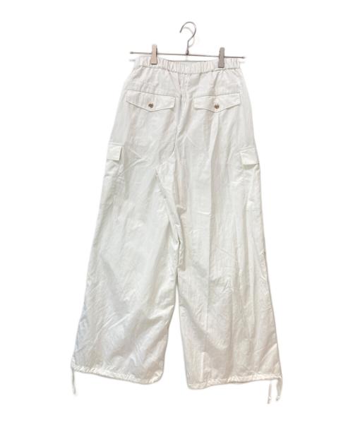 AEWEN MATOPH（イウエン マトフ）AEWEN MATOPH (イウエン マトフ) パラシュートパンツ ホワイト サイズ:36の古着・服飾アイテム