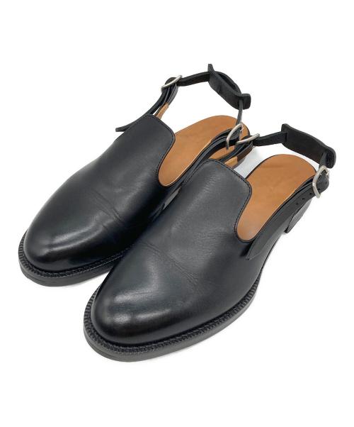 HENDER SCHEME（エンダースキーマ）HENDER SCHEME (エンダースキーマ) chameleon strap レザーサンダル ブラック サイズ:4の古着・服飾アイテム