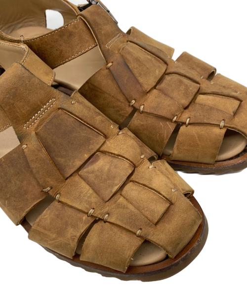 PARABOOT（パラブーツ）PARABOOT (パラブーツ) PACIFIC/SPORT レザーサンダル MIEL-NUB TERRE（アースブラウン） サイズ:41の古着・服飾アイテム