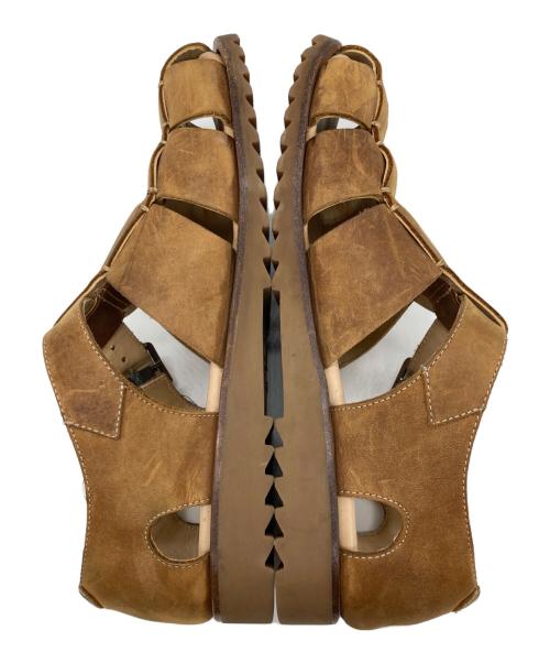 PARABOOT（パラブーツ）PARABOOT (パラブーツ) PACIFIC/SPORT レザーサンダル MIEL-NUB TERRE（アースブラウン） サイズ:41の古着・服飾アイテム