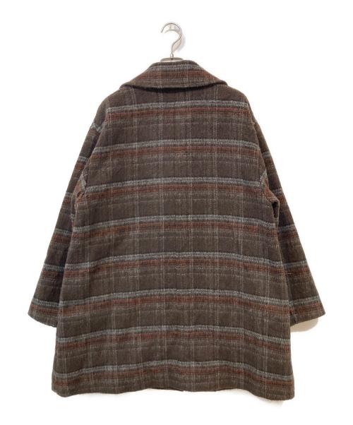 JOURNAL STANDARD relume（ジャーナルスタンダード レリューム）JOURNAL STANDARD relume (ジャーナルスタンダード レリューム) 尾州ウールシャギーミドルコート ブラウン サイズ:Free 未使用品の古着・服飾アイテム