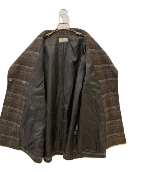 JOURNAL STANDARD relume（ジャーナルスタンダード レリューム）JOURNAL STANDARD relume (ジャーナルスタンダード レリューム) 尾州ウールシャギーミドルコート ブラウン サイズ:Free 未使用品の古着・服飾アイテム