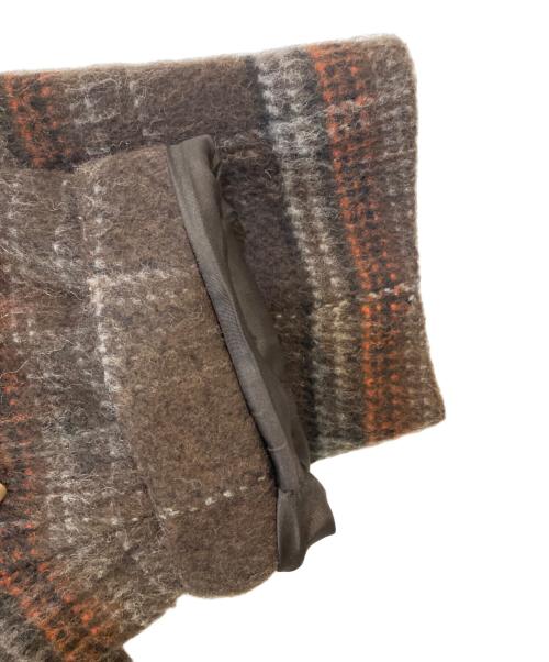 JOURNAL STANDARD relume（ジャーナルスタンダード レリューム）JOURNAL STANDARD relume (ジャーナルスタンダード レリューム) 尾州ウールシャギーミドルコート ブラウン サイズ:Free 未使用品の古着・服飾アイテム