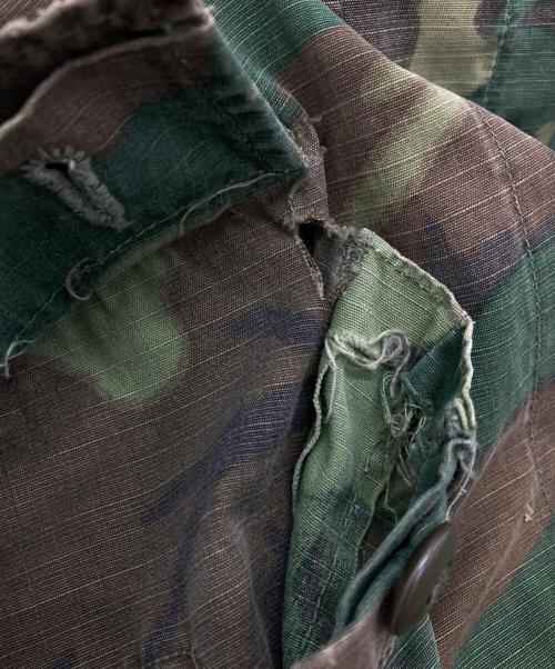 US ARMY（ユーエスアーミー）US ARMY (ユーエスアーミー) 60s ERDL Jungle Fatigue Jacket カーキ サイズ:-の古着・服飾アイテム