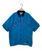 Disney STOREディズニーストア）の古着「ボーリングシャツ」｜ブルー