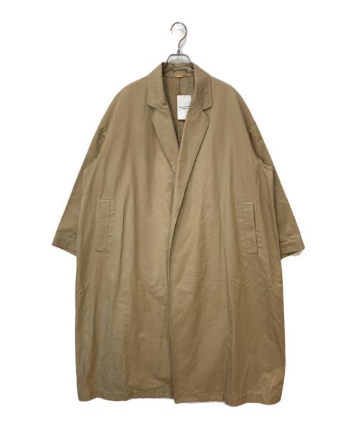 MUSE de Deuxieme Classe（ミューズ ドゥーズィエム クラス）MUSE de Deuxieme Classe (ミューズ ドゥーズィエム クラス) FINX ギャバオーバーコート ベージュ サイズ:-の古着・服飾アイテム