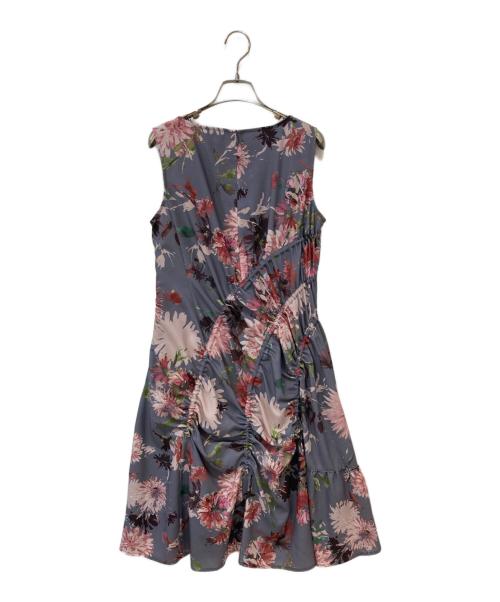 PRIDE（プライド）PRIDE (プライド) 花柄ノースリーブワンピース グレー サイズ:38の古着・服飾アイテム