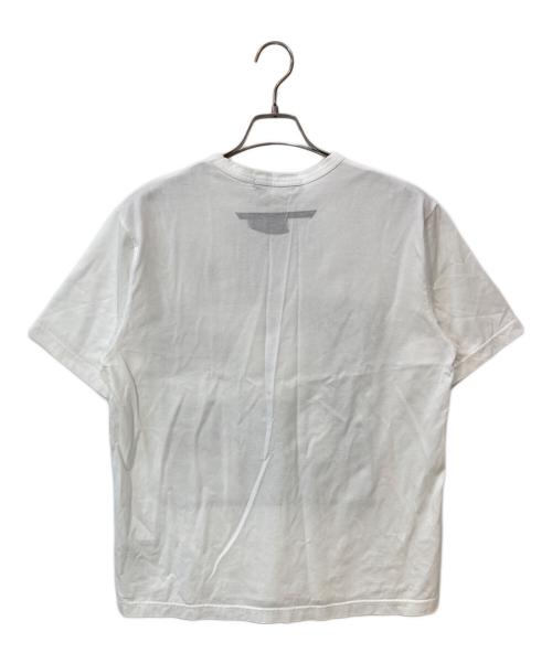 JUNYA WATANABE MAN（ジュンヤワタナベマン）JUNYA WATANABE MAN (ジュンヤワタナベマン) 綿天竺 製品プリント T010 プリントTシャツ ホワイト サイズ:Mの古着・服飾アイテム