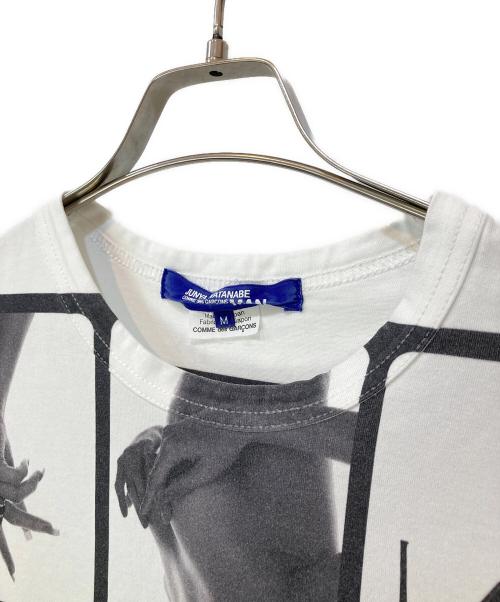 JUNYA WATANABE MAN（ジュンヤワタナベマン）JUNYA WATANABE MAN (ジュンヤワタナベマン) 綿天竺 製品プリント T010 プリントTシャツ ホワイト サイズ:Mの古着・服飾アイテム