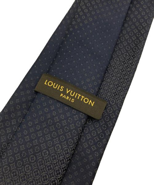 LOUIS VUITTON（ルイ ヴィトン）LOUIS VUITTON (ルイ ヴィトン) モノグラム シルクネクタイ ネイビー サイズ:-の古着・服飾アイテム