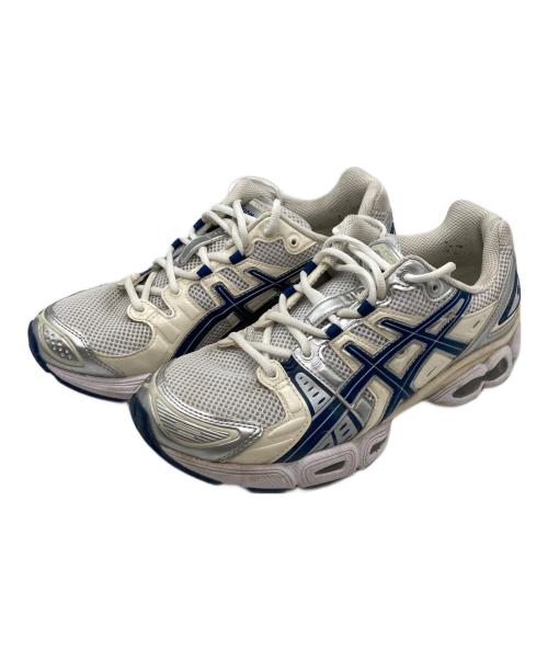 asics（アシックス）asics (アシックス) GEL-NIMBUS 9ローカットスニーカー ブルー×ホワイト サイズ:US11の古着・服飾アイテム
