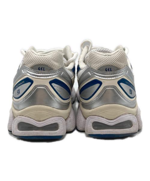 asics（アシックス）asics (アシックス) GEL-NIMBUS 9ローカットスニーカー ブルー×ホワイト サイズ:US11の古着・服飾アイテム