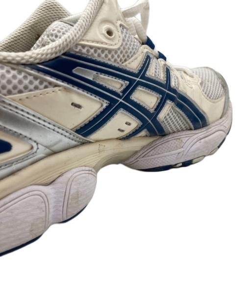 asics（アシックス）asics (アシックス) GEL-NIMBUS 9ローカットスニーカー ブルー×ホワイト サイズ:US11の古着・服飾アイテム