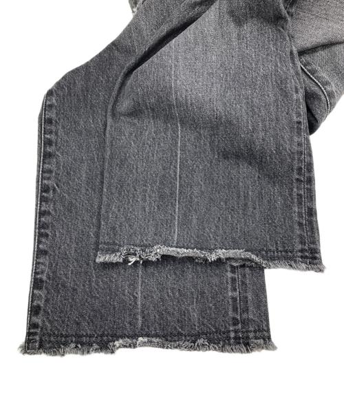 OUT OF FRAME（アウトオブフレーム）OUT OF FRAME (アウトオブフレーム) Wウエストデニムパンツ グレー サイズ:38の古着・服飾アイテム