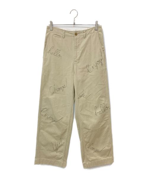 FRAMeWORK（フレームワーク）FRAMeWORK (フレームワーク) DRAWING CHINO PANTS ベージュ サイズ:40の古着・服飾アイテム