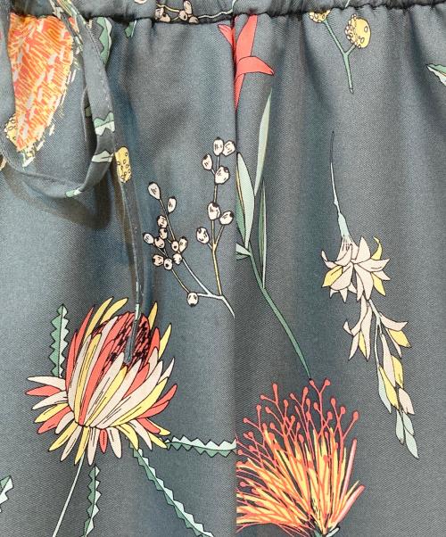 manipuri（マニプリ）manipuri (マニプリ) スカーフプリント パンツ グレー サイズ:-の古着・服飾アイテム