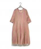 ne quittez pasヌキテパ）の古着「ストラップVネックワンピース」｜ベージュ
