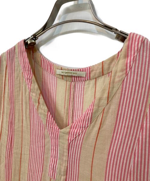 ne quittez pas（ヌキテパ）ne quittez pas (ヌキテパ) ストラップVネックワンピース ベージュ サイズ:-の古着・服飾アイテム