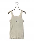 BASERANGEベースレンジ）の古着「HEART TANK」｜ホワイト