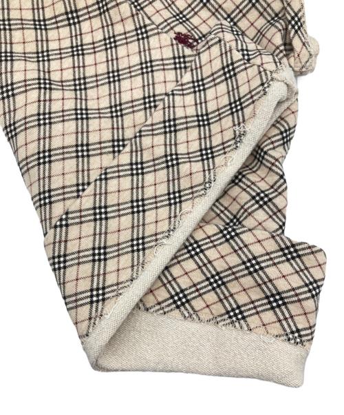 BURBERRY BLUE LABEL（バーバリーロンドンブルーレーベル）BURBERRY BLUE LABEL (バーバリーロンドンブルーレーベル) ノバチェックカットソー ベージュ サイズ:38の古着・服飾アイテム