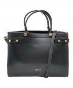 FURLAフルラ）の古着「LADY M M TOTE バッグ」｜ブラック