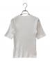 forme (フォルメ) 5分袖 リブカットソー ホワイト サイズ:F：3500円