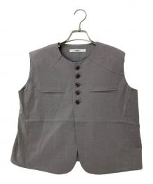 forme（フォルメ）の古着「FrontButtonVest」｜グレー