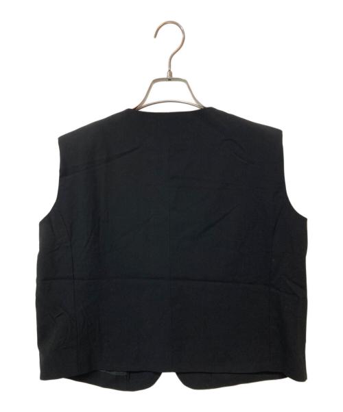 forme（フォルメ）forme (フォルメ) FrontButtonVest ブラック サイズ:Fの古着・服飾アイテム