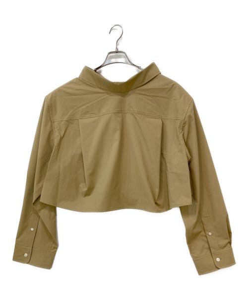 forme（フォルメ）forme (フォルメ) ShortShirt ベージュ サイズ:Fの古着・服飾アイテム