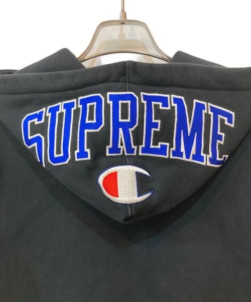 SUPREME（シュプリーム）SUPREME (シュプリーム) Champion (チャンピオン) 17FW Arc Logo Zip Up Sweat ブラック サイズ:Sの古着・服飾アイテム