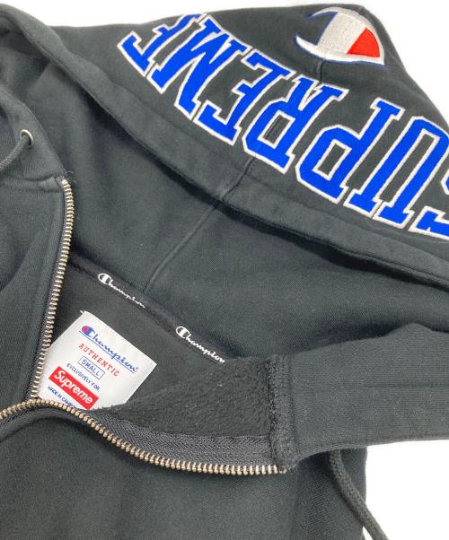 SUPREME（シュプリーム）SUPREME (シュプリーム) Champion (チャンピオン) 17FW Arc Logo Zip Up Sweat ブラック サイズ:Sの古着・服飾アイテム