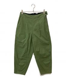 MHL（エムエイチエル）の古着「DRY Natural Cotton CANVAS パンツ」｜グリーン