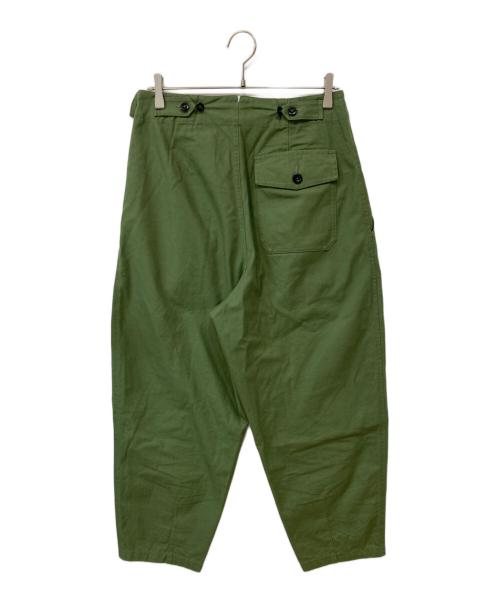 MHL（エムエイチエル）MHL (エムエイチエル) DRY Natural Cotton CANVAS パンツ グリーン サイズ:3の古着・服飾アイテム