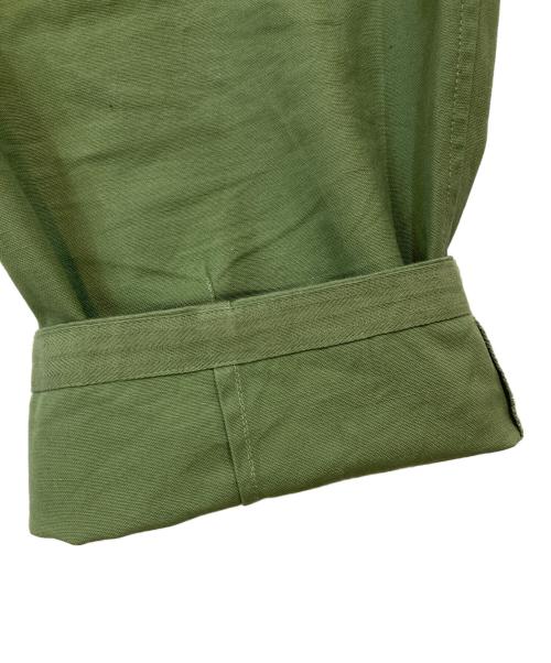 MHL（エムエイチエル）MHL (エムエイチエル) DRY Natural Cotton CANVAS パンツ グリーン サイズ:3の古着・服飾アイテム