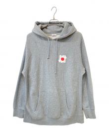 UNDEFEATED（アンディフィーテッド）の古着「フロントロゴプリントスウェットプルオーバーパーカー」｜グレー