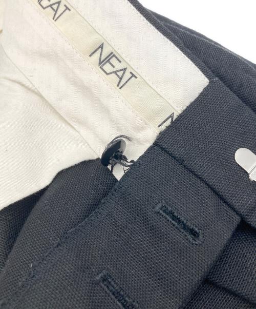 NEAT（ニート）NEAT (ニート) C/L OXFORD 2タックパンツ ブラック サイズ:48の古着・服飾アイテム