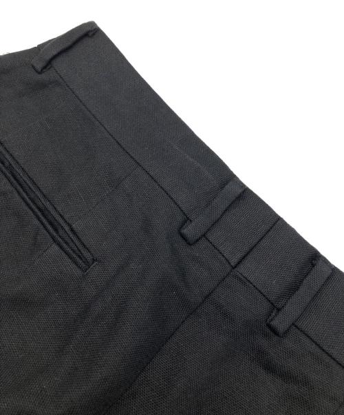 NEAT（ニート）NEAT (ニート) C/L OXFORD 2タックパンツ ブラック サイズ:48の古着・服飾アイテム