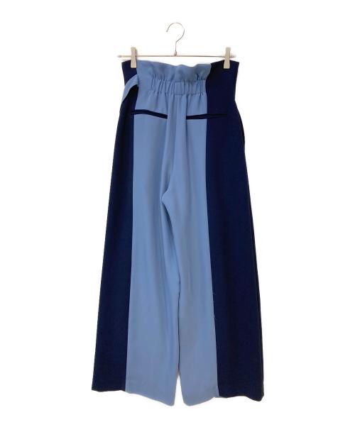 UNITED TOKYO（ユナイテッドトーキョー）UNITED TOKYO (ユナイテッドトーキョー) ラップカラーズワイドパンツ ブルー サイズ:2の古着・服飾アイテム