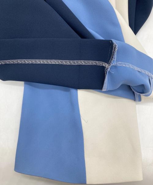 UNITED TOKYO（ユナイテッドトーキョー）UNITED TOKYO (ユナイテッドトーキョー) ラップカラーズワイドパンツ ブルー サイズ:2の古着・服飾アイテム