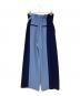 UNITED TOKYO (ユナイテッドトーキョー) ラップカラーズワイドパンツ ブルー サイズ:2：3500円