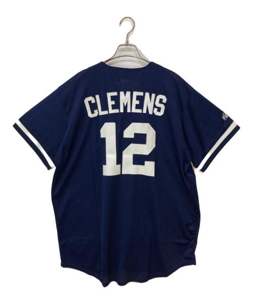 Majestic（マジェスティック）Majestic (マジェスティック) ゲームシャツ ネイビー サイズ:Ⅼの古着・服飾アイテム